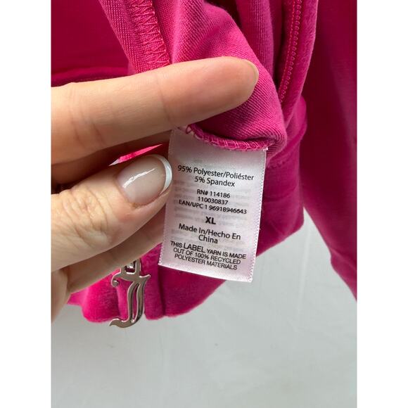 New Juicy couture, Los Angeles, CA mean girls classic velour zip up hoodie XL - Picture 6 of 10